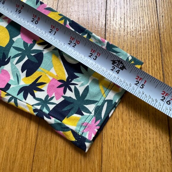 Boden 12R Womens Multicolored Abstract Palm Print Layla Jersey Knee Length Dress - Picture 7 of 16